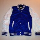 Blue and White Varsity Sports Jacket - (Baseball/Football Jacket) Teen Sizes