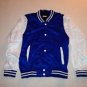 Blue and White Varsity Sports Jacket - (Baseball/Football Jacket) Teen Sizes