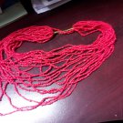 Pink necklaces
