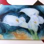 Calla Lilies Glass Cutting Board