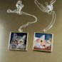 Cat Pendant- Sterling Silver- Double Sided - Medium