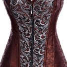 Classic Deluxe Brocade Steel Boned Corset