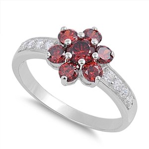 Silver Ring W/ CZ