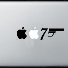 007 James Bond MacBook Air-Pro 11 13 15 17 Vinyl Stickers, Skin, Decal