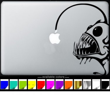 Angler Fish MacBook Air-Pro 11 13 15 17 Vinyl Stickers, Skin, Decal