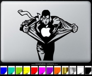Superman Apple MacBook Air-Pro  13 15 17 Stickers  laptop Vinyl Decal Skins-A