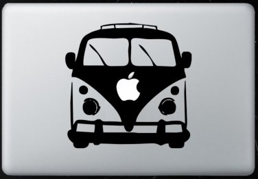 VW Bus MacBook Air-Pro 11 13 15 17 Vinyl Stickers, Skin, Decal