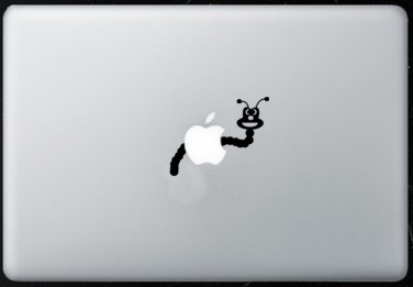 Worm MacBook Air-Pro 11 13 15 17 Vinyl Stickers, Skin, Decal