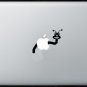 Worm MacBook Air-Pro 11 13 15 17 Vinyl Stickers, Skin, Decal