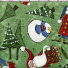 Spirit of the Season: Snowman Family, Green
