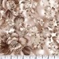 Faded Floral, Tan