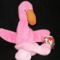 Ty Beanie Babies 3rd Gen Pinky Flamingo