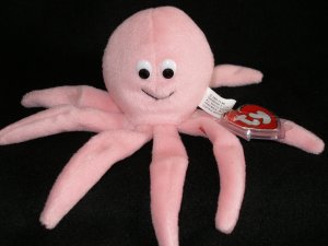 Ty Beanie Babies 3rd Gen Inky Pink Very Hard to Find!!