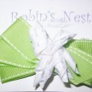 Lime green hairbow
