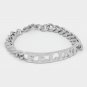 Silver FELINE Chain Link Word Bracelet Urban Statement Sexy Love Hip Hop Jewelry