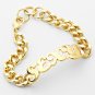 Gold SEXY Chain Link Word Bracelet Urban Statement Sexy Love Hip Hop Jewelry