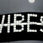 Clear Rhinestone Silver VIBES Bobby Pin Hair Stylish Fashion Clip Accessory