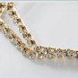 Gold Rhinestone Fun Fashion Stylish Trendy Bling Geometric Hexagon Hoop Earrings