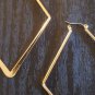 14K Gold Filled Simple Diamond Hoop Earrings Design Fashion Jewelry Trend Casual