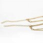 Gold MultiLayered Round Coin Necklace Pendant Chain Statement Jewelry Trendy