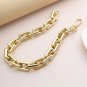 Big Gold Chunky Link Necklace Chain Metal Chunky Fashion Jewelry Simple Stylish