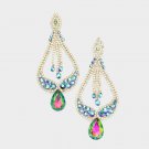 Vitrail Oversized Chandelier Crystal Pendant Jewelry Fancy Drop Dangle Earrings