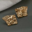 Gorgeous Gold Face Mask Pendant Geometric Trendy Fashion Jewelry Stud Earrings