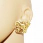 Gorgeous Gold Face Mask Pendant Geometric Trendy Fashion Jewelry Stud Earrings