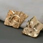 Gorgeous Gold Face Mask Pendant Geometric Trendy Fashion Jewelry Stud Earrings