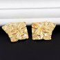 Gorgeous Gold Face Mask Pendant Geometric Trendy Fashion Jewelry Stud Earrings