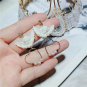 Gold Pearl White Cupid Angel Pendant Fashion Cute Trendy Dangle Drop Earrings
