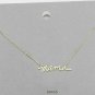 Gold "MAMA" Pendant Style Statement Chain Worded Necklace Fashion Jewelry
