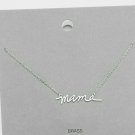 Silver "MAMA" Pendant Style Statement Chain Worded Necklace Fashion Jewelry
