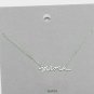 Silver "MAMA" Pendant Style Statement Chain Worded Necklace Fashion Jewelry