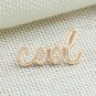 Gold COOL Brooch Word Style Statement Pin Brooch Fun Trend Style Fashion Jewelry