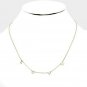 Gold LOVE Worded Pendant Necklace Charm Style Chain Cute Fun Fashion Jewelry