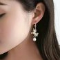 Gold Unicorn Rhinestone Crystal Fun Fashion Stylish Trend Modern Dangle Earrings