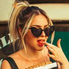 Black Trimmed Cute Sexy Heart Cat Eye Fashion Accessory Sunglasses Retro Trend