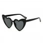 Black Trimmed Cute Sexy Heart Cat Eye Fashion Accessory Sunglasses Retro Trend