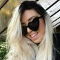 Black Trimmed Cute Sexy Heart Cat Eye Fashion Accessory Sunglasses Retro Trend