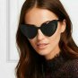 Black Trimmed Cute Sexy Heart Cat Eye Fashion Accessory Sunglasses Retro Trend