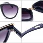 Gold Trimmed Purple Black Cute Sexy Cat Eye Fashion Accessory Sunglasses Trend