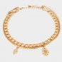 Gold Hamsa Eye Rhinestone Crystal Pendant Anklet Chain Style Bling Cute Anklet