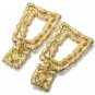 Transparent Rhinestone Stylish Trapezoid Geometric Trendy Bling Dangle Earrings