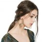 Gold Scorpion Shaped Fun Fashion Trend Modern Style Big Scorpio Hoop Earrings