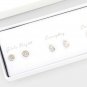 Gold Crystal Stud Earrings 5 Pairs Bar Mixed Design Style Set Bling Cute Womens