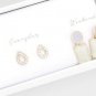 Gold Crystal Stud Earrings 5 Pairs Bar Mixed Design Style Set Bling Cute Womens