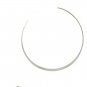 Large Sterling Silver Dipped Round  Stylish Trendy Half Casual Big Hoop Earrings