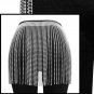 Silver Crystal Fringe Waist Chain Shiny Bling Belt Trendy Rhinestone Accessories