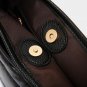 Black Puffer Cross Body Bag Purse Womens Fashion Accessory Statement Mini